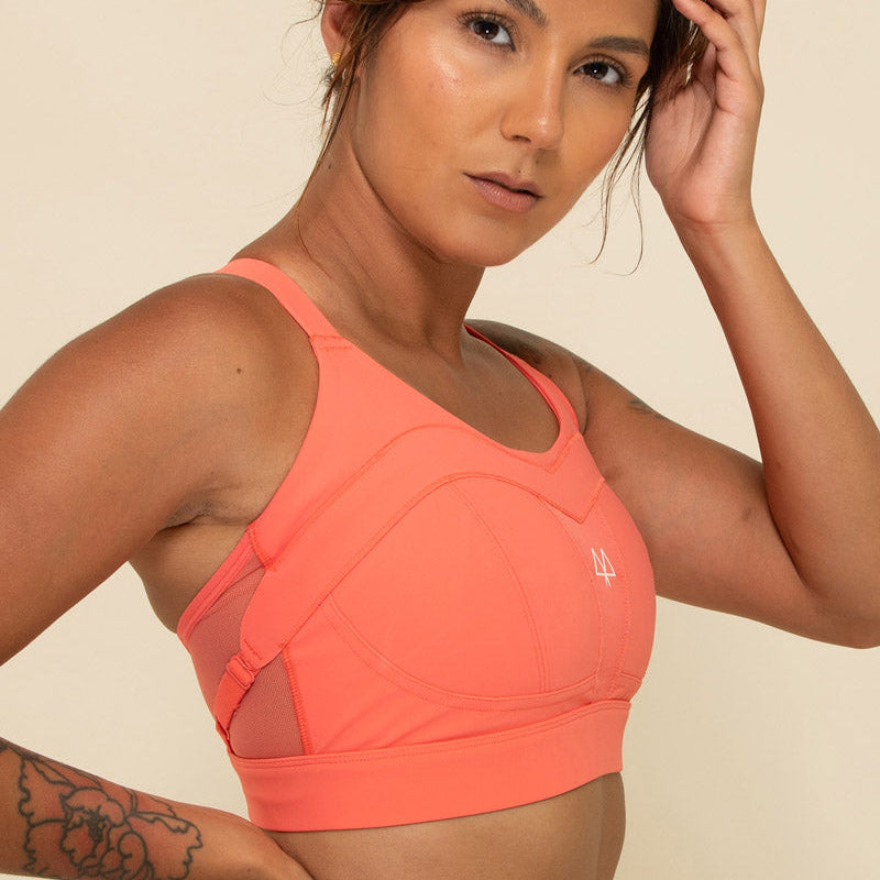 Maaree Solidarity sports bra coral