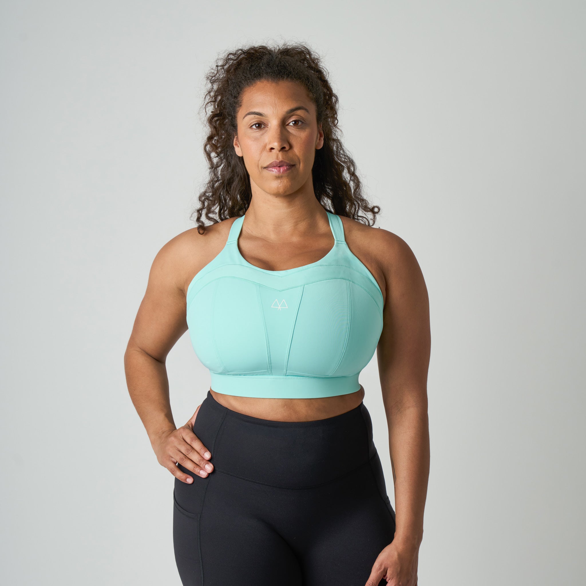 MAAREE Solidarity high-impact sports bra in spearmint