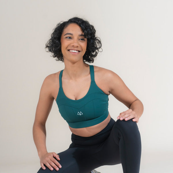 MAAREE Solidarity high-impact sports bra in green