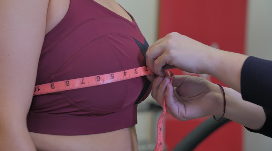 Maaree sports bra fitting measurement